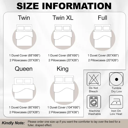 Miniatura 4 de VCLIFE - Juego de funda de edredón de algodón para cama individual, matrimonial, Queen, King, moderno, geométrico, juego de ropa de cama gris