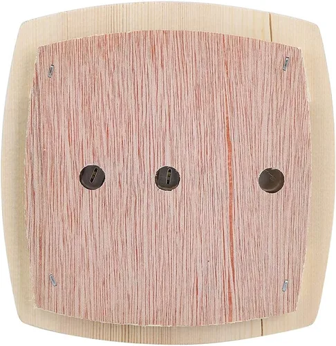 Miniatura 8 de Cyrank Higrómetro de madera para sauna termómetro e hidrómetro 2 en 1 humedad interior temperatura sauna termómetro de madera medidor de humedad