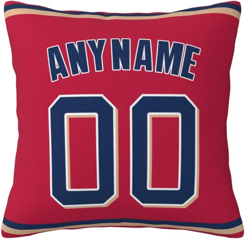 Funda de almohada personalizada: personaliza cualquier nombre y número, regalo de béisbol personalizado para hombres y mujeres, funda de almohada MT