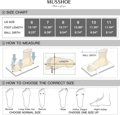 Miniatura 7 de MUSSHOE - Zuecos para mujer, planos, cómodos y puntiagudos