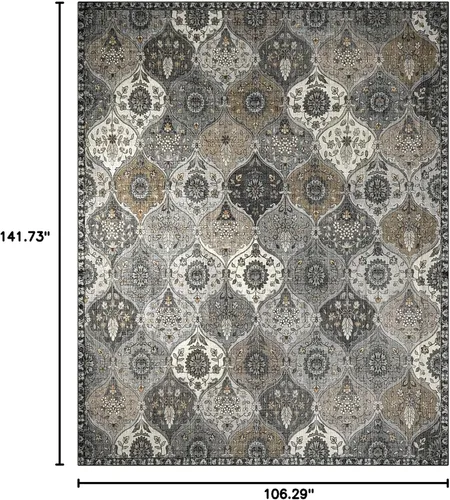 Miniatura 2 de Lahome - Alfombra de marroquí tejida, alfombra para cocina, pasillo, antideslizante, pasillo para entrada, pasillo de lavadero, dormitorio, 274 x