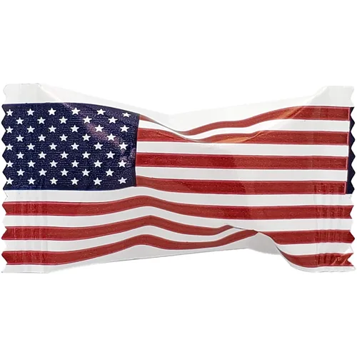 Miniatura 3 de 275 unidades de caramelos patrióticos de menta con la bandera de Estados Unidos envueltos individualmente en rojo, blanco y azul, Día de los Caídos