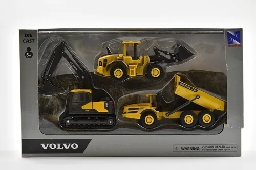 Miniatura 5 de New Ray - Juego de 3 cajas con ventana Volvo, 32095, color amarillo
