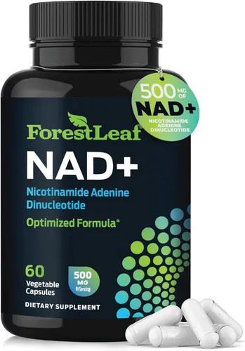 Miniatura 9 de ForestLeaf NAD - Cápsulas de resveratrol, suplemento liposomal NAD para mujeres y hombres con D-ribosa y granada, NAD+ para energía, concentración