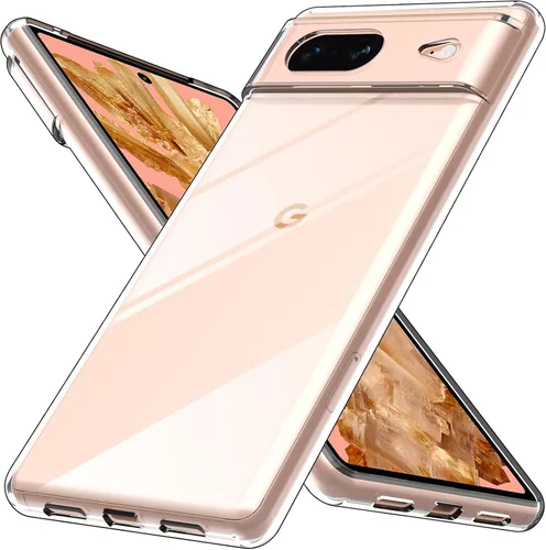 Miniatura 7 de Funda transparente para Google Pixel 7. Funda protectora de silicona TPU de plástico transparente para Google Pixel 7