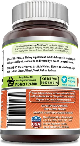 Miniatura 2 de Amazing Formulas - Suplemento de cápsulas vegetales de cáscara de psyllium de 750 mg Sin OMG Sin gluten Fabricado en Estados Unidos Adecuado