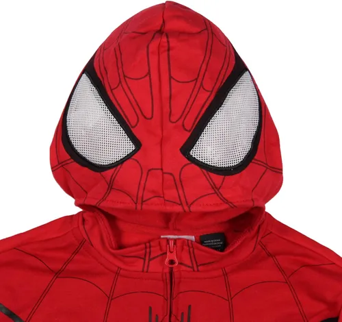 Miniatura 2 de Marvel Spider-Man - Disfraz de Spidey para niño con capucha y cremallera completa