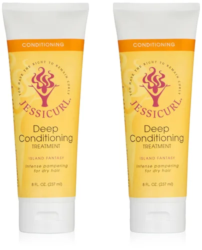 Miniatura 10 de Jessicurl, Tratamiento acondicionador profundo, lavanda cítrica, acondicionador profundo para cabello seco dañado, gran mascarilla