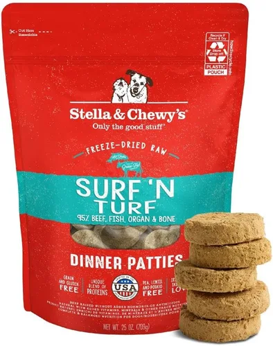 Miniatura 15 de Stella & Chewy's Empanadas crudas liofilizadas – Receta de cordero Dandy – Alimento para cachorros y perros con alto contenido de proteínas sin
