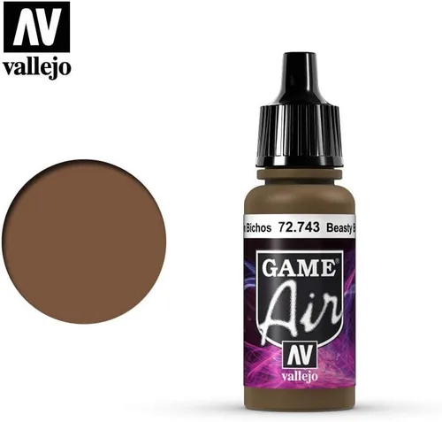 Miniatura 3 de Vallejo Juego Air Beasty Brown Paint