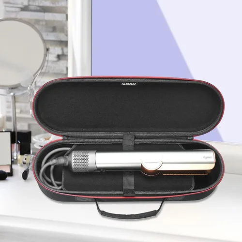 Miniatura 7 de RLSOCO Estuche de viaje para alisador Dyson Airstrait/alisador de pelo Corrale Negro
