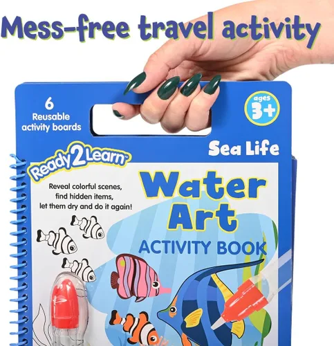 Miniatura 8 de Libro de actividades de arte con agua - Vida marina