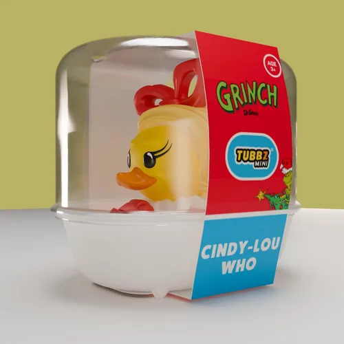 Miniatura 2 de TUBBZ Mini: The Grinch - Figura de vinilo de pato de goma disfrazado de Cindy Lou