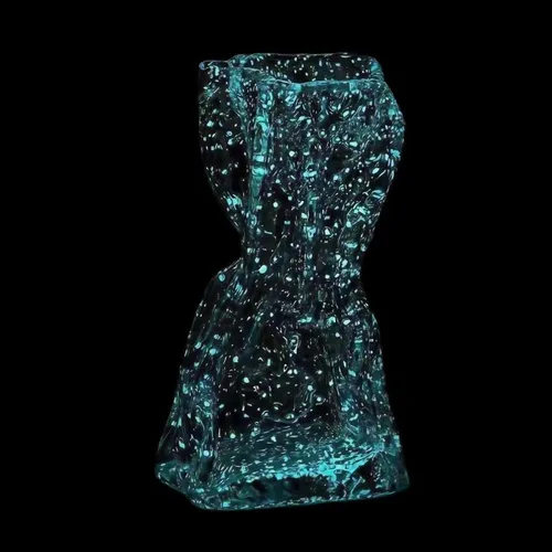 Miniatura 11 de Jarrones luminosos de cristal hechos a mano, adornos de escritorio, estación de propagación, soporte para plantas para decoración del hogar y boda