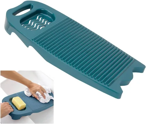 Miniatura 11 de Khakho Mini tabla de lavado de plástico rectángulo de lavado de ropa Junta de lavado a mano ropa y pequeños artículos delicados