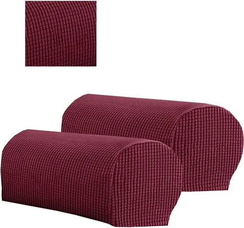 Miniatura 15 de 2 fundas de poliéster para reposabrazos de sofá, funda para sillón, fundas antipolvo, protector de muebles suave y cómodo para sofá, silla reclinable
