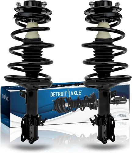 Miniatura 21 de Detroit Axle - 4WD 2 puntales delanteros para Nissan TITAN Pathfinder Armada INFINITI QX56 puntales completos con muelles helicoidales de reemplazo