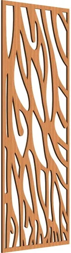 Miniatura 173 de 9 3/8"W x 24 3/8"H x 1/4"T Bristol Decorativos Paneles de Pared de Madera Calado, Cereza