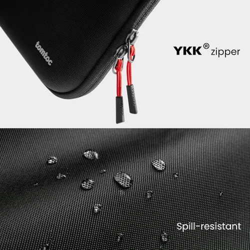 Miniatura 5 de tomtoc Funda tipo cartera para iPad Pro M5/M4 de 11 pulgadas 2025 y iPad Air M2 2024, iPad (A16), funda de transporte y almacenamiento con Negro