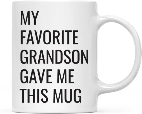 Miniatura 23 de Andaz Press Taza de café divertida de 11 onzas, regalo de broma, My Favorite Aunt Gave Me This Cup, 1 paquete, sobrino sobrino, cumpleaños, Navidad