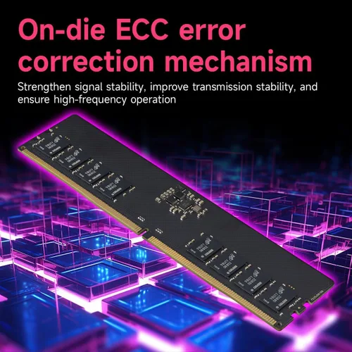 Miniatura 4 de DDR5 RAM 32GB Kit (2x16GB) 4800MHz (PC5-38400) CL40 1.1V On die ECC UDIMM 288-Pin Módulo de memoria de escritorio Acclamator