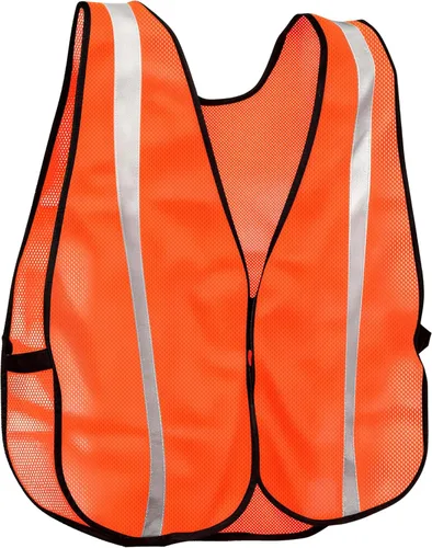 Miniatura 7 de KAYGO KG0008 - Chaleco de seguridad de alta visibilidad, tiras reflectantes de 1 pulgada, parte delantera/trasera, malla transpirable, talla única