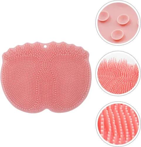 Miniatura 5 de 1 cojín de masaje de pies antideslizante para ducha, tapete antideslizante para la espalda, cepillo para la ducha, masajeador de pies, tapete