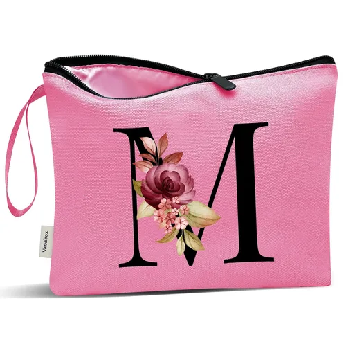 Miniatura 112 de Vavabox A-Z Bolsa de Maquillaje Personalizada, Regalos de Cumpleaños para Mujeres y Mamá, Regalos para la Mejor Amiga, Bolsa de Cosméticos