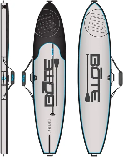 BOTE Marca SUP Board Zip Up Coffin Bolsa de almacenamiento de viaje con correa de transporte para el hombro Gatorshell compatible con epoxi tablas