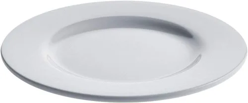 Alessi Placa lateral de 8 pulgadas, porcelana blanca, mediano, juego de 4