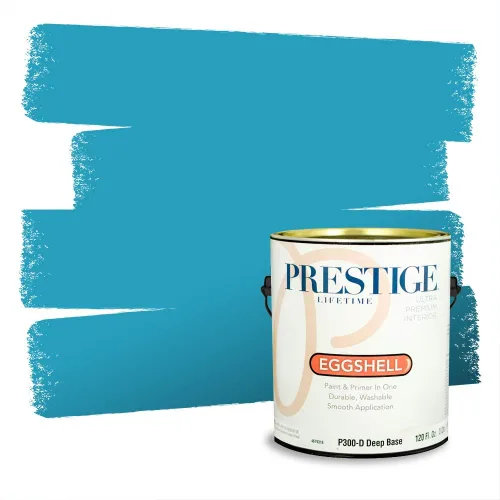 Miniatura 1347 de Pintura Exterior + imprimación PRESTIGE, todo-en-uno, 1 galón, acabado mate, color comparable al Valspar* Royal Gray* VS151-Gris real