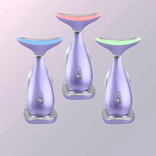 Miniatura 7 de VRAIKO Lily - Masajeador facial de cuello, herramienta de escultura facial, dispositivo de rejuvenecimiento de la piel con acción térmica, LED