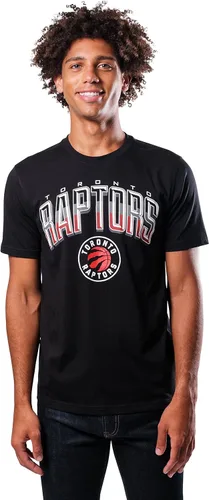 Ultra Game - Camiseta de manga corta de la NBA con logotipo en arco para hombre