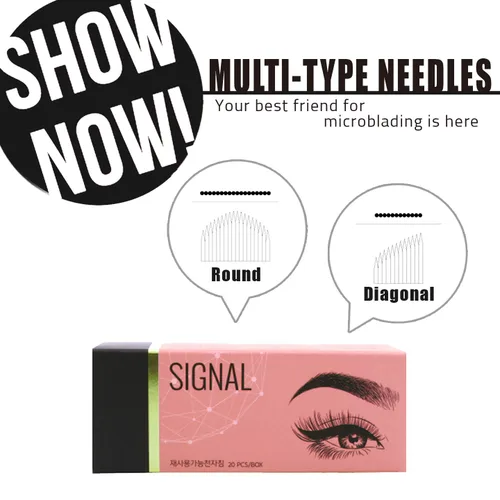 Miniatura 2 de Signal Embo Agujas Microblading para Maquillaje Permanente y Tatuajes de Cejas Preparación por Amber Lash para Profesionales (2020)