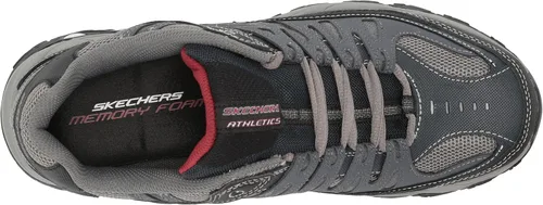 Miniatura 5 de Skechers Afterburn - Tenis con cordones y espuma viscoelástica para hombre