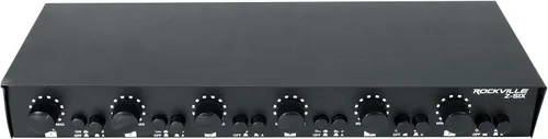 Miniatura 4 de Rockville Z-SIX - Zoner de audio de 6 zonas de 300 W, 8 ohmios, control multihabitación, entradas de fuente dual, control de volumen, para sistemas