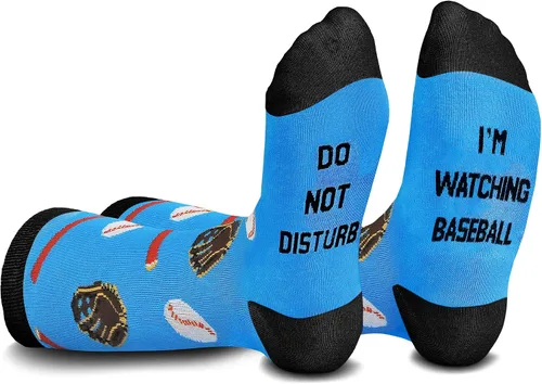 Miniatura 147 de AGRIMONY Calcetines divertidos con texto en inglés «Do Not Disturb Gaming» para hombres, mujeres, adolescentes, niños, Pascua, padres, cumpleaños
