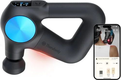 Miniatura 9 de TheraGun Pro - Pistola de masaje manual de tejido profundo - Pistola de masaje de percusión habilitada para Bluetooth y masajeador personal