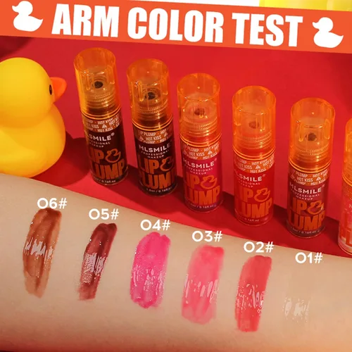 Miniatura 3 de Duck Lip Plumper Glow - Aceite hidratante para labios con grasa y brillo para labios que hacen que los labios sean más llenos (01)