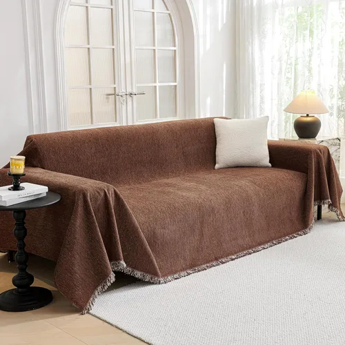Miniatura 21 de MYSKY HOME Fundas para sillón, funda para silla reclinable, color beige, fundas de sofá para sofá modular en forma de L, fundas de sofá de gran
