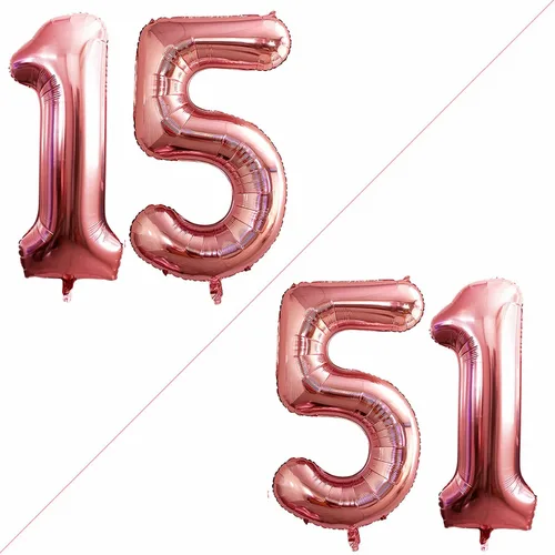 Miniatura 384 de Goer, conjunto de globos de papel aluminio para decoraciones de cumpleaños, globos de las letras de feliz cumpleaños y de números Oro