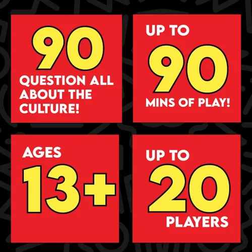Miniatura 4 de Urban Trivia Game - ¡Juego de cartas para la cultura! TV, películas, música, deportes y experiencias de la comunidad afroamericana. Ideal