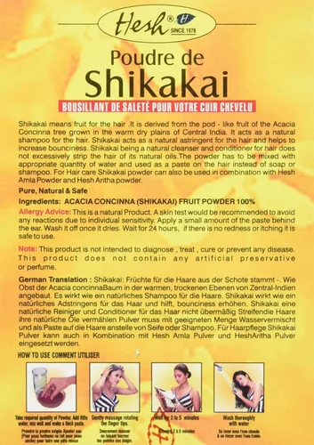 Miniatura 2 de Polvo de Shikakai 3.5 onzas, de Hesh Pharma