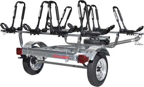 Miniatura 10 de Malone MPG460XT MicroSport XT - Remolque de kayak Capacidad de 20 pies/800 libras Totalmente sumergible Lengua retráctil