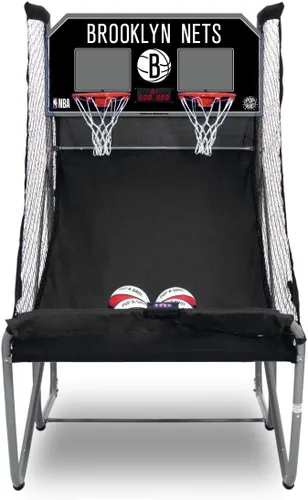 Miniatura 31 de Pop-A-Shot - Home Dual Shot Arcade Basketball Game with NBA Graphics l Sensor Scoring l 16 Game Modes l 7 Balls l Foldable Storage l for All NBA Fans
