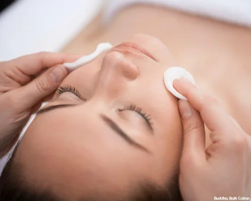 Miniatura 4 de Algodón facial redondo profesional de alta calidad, lujoso, 100% natural, hipoalergénico, sin rellenos, maquillaje y algodón facial, 3 paquetes