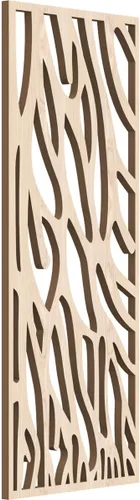 Miniatura 89 de 9 3/8"W x 24 3/8"H x 1/4"T Bristol Decorativos Paneles de Pared de Madera Calado, Cereza