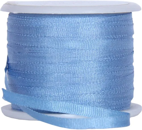 Miniatura 7 de Threadart Juego de cintas de seda - Tonos azules - Colección Five Spool - 100% seda pura - 55 yardas