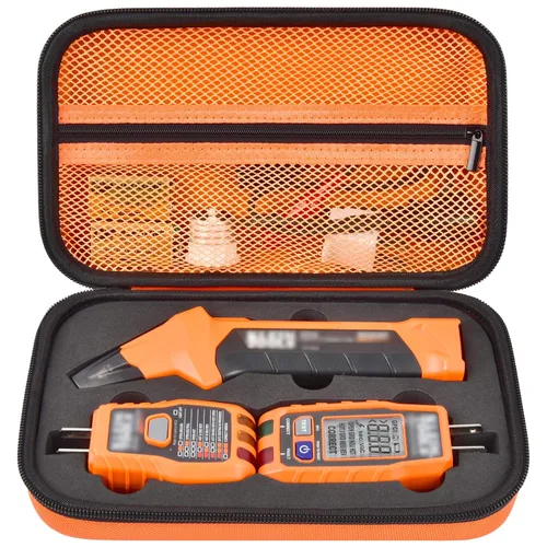 Miniatura 6 de Estuche de almacenamiento para buscador de disyuntores Klein, kit de reparación de salida y probador GFCI, solo caja