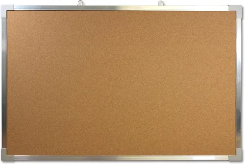 Miniatura 5 de Flipside Products Tablero de anuncios de corcho de 24 x 36 pulgadas (2 x 3 pies), marco de madera natural, tablero de mensajes y visión, pin